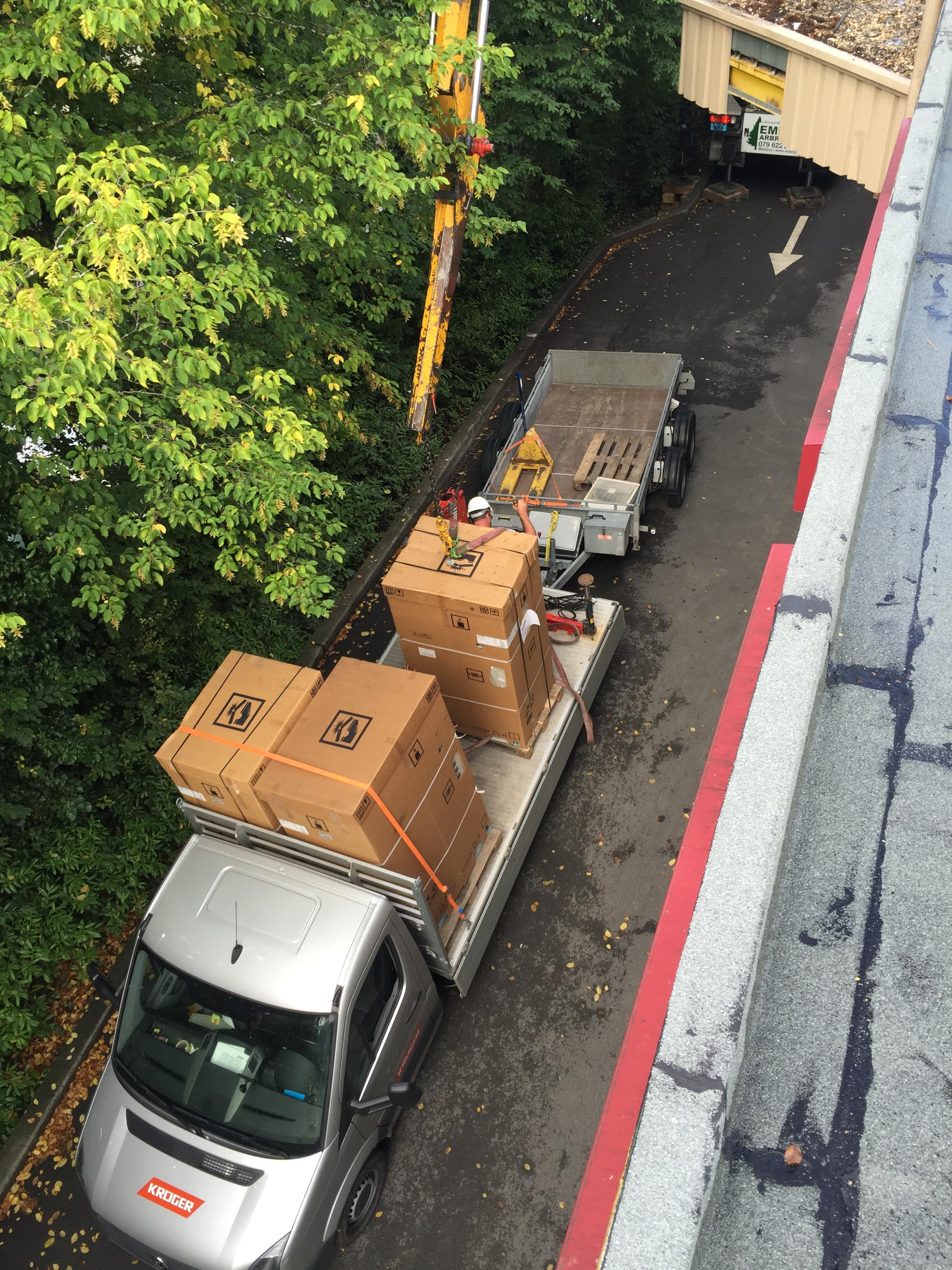 Levage de bois en hauteur dans le Jura — SAS POLYVIER